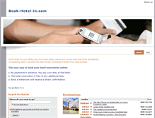 Tablet Screenshot of book-hotel-in.com